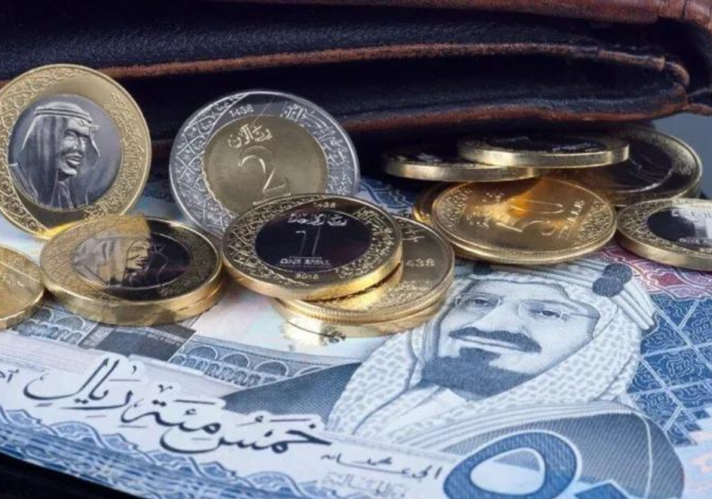 The price of the riyal against the pound
